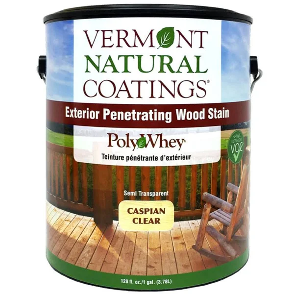 Vermont Natural Coatings - PolyWhey, Exterior, Penetrating Stain : Coastal Gray, 5-Gallon