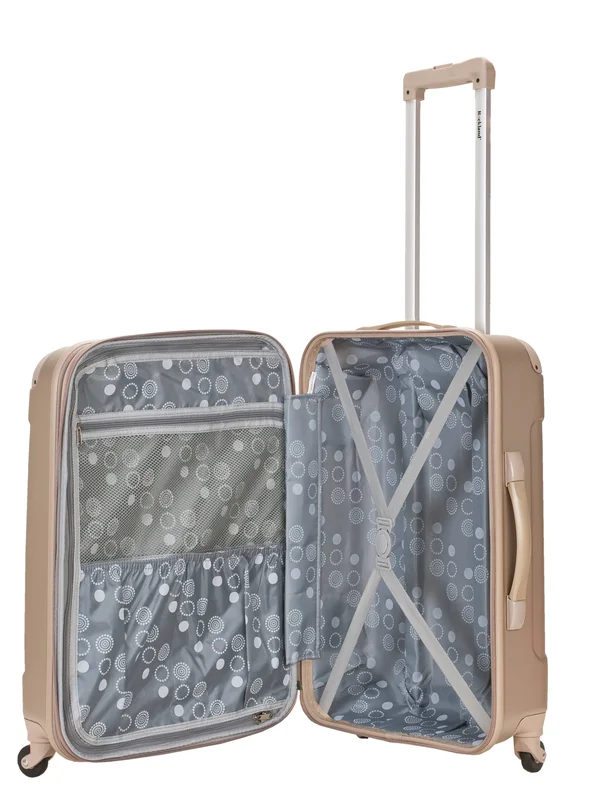 Rockland 3 PC Sonic ABS Upright Luggage Set - Red