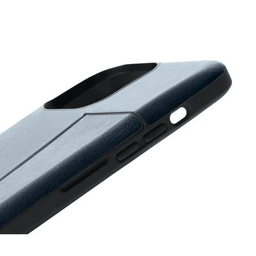 Bellroy iPhone 13 Case with Card Holder, Leather Phone Wallet, Basalt