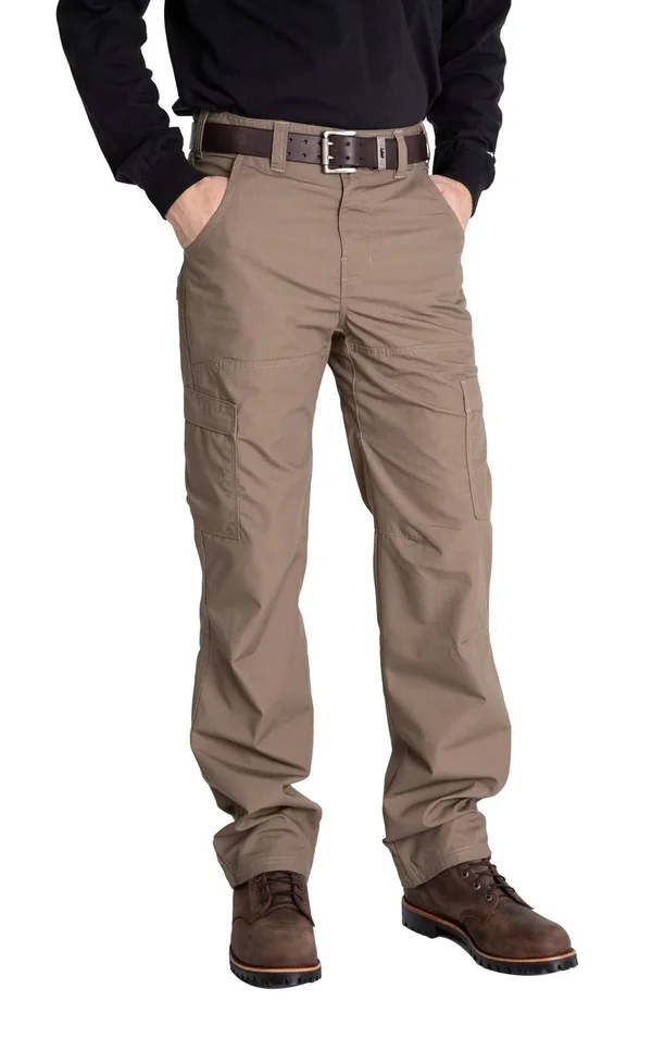 Berne Men's Ripstop Cargo Pants - Black - 46 - 34