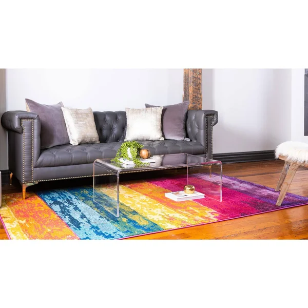 Unique Loom Milan Estrella Area Rug - Multi - 9& x 12&