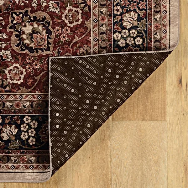Riverbay Furniture 6&7x22 x 9&7x22 Area Rug in Cream and Blue - RF-1849190