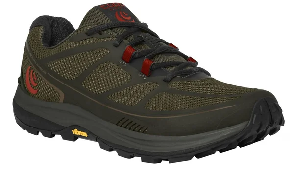 Topo Athletic Terraventure 2 Trail Running Shoe - Men's Olive/Red - 15