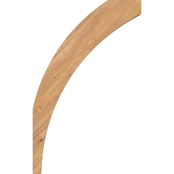 3 1/2x22W x 20x22D x 32x22H Thorton Smooth Brace, Western Red Cedar