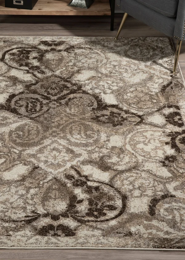 Dalyn Antigua AN10 3&3x22 x 5&3x22 Mocha Area Rug