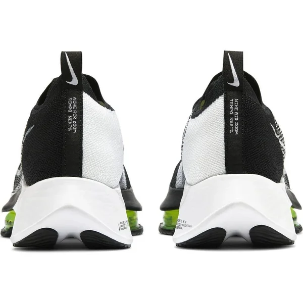 Nike Men's Air Zoom Tempo Next% Black-White-Volt, 13