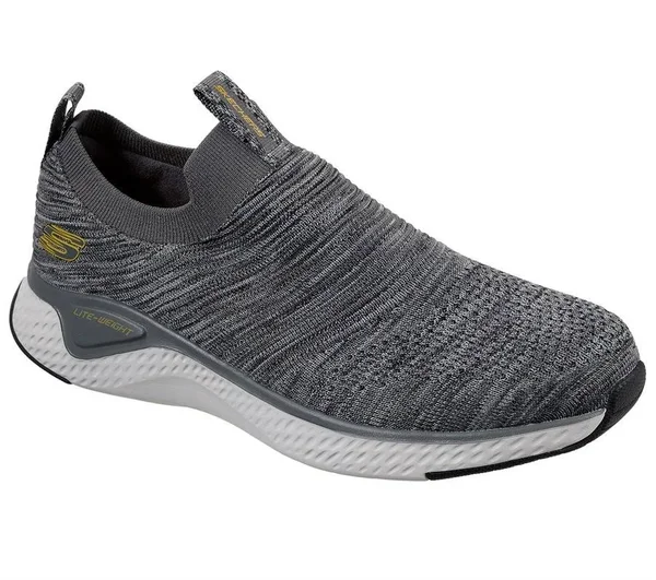 Skechers Men's Solar Fuse - Valedge Athletic Shoes Gray 9.5
