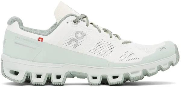 on Cloudventure Women's Running Shoes White/Moss : 6 M