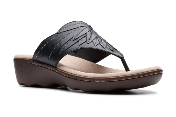Clarks Women's Phebe Pearl, Black Leather Size: 5 M