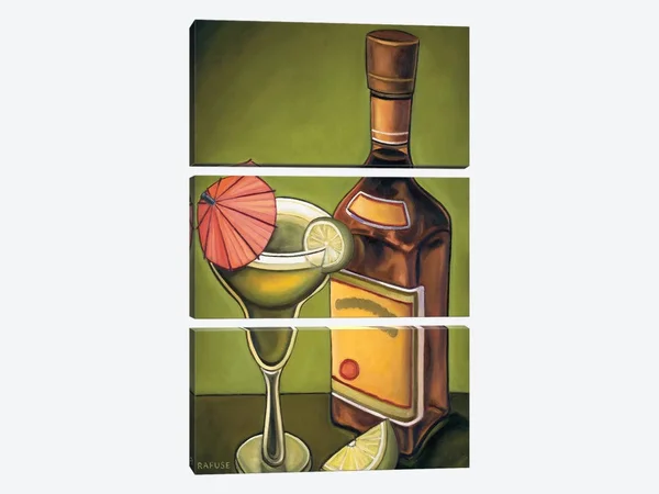 Will Rafuse Large 3-Piece Canvas Print - Lime Margarita ( Food & Drink > Drinks > Liquor > Cocktails & Mixed