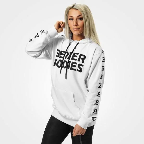 Better Bodies Women's Trinity Hood in White Size L
