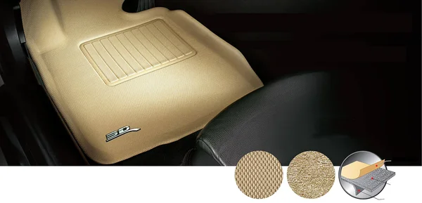 3D MAXpider L1CH07711502 - Kagu Front Row Tan Floor Mat