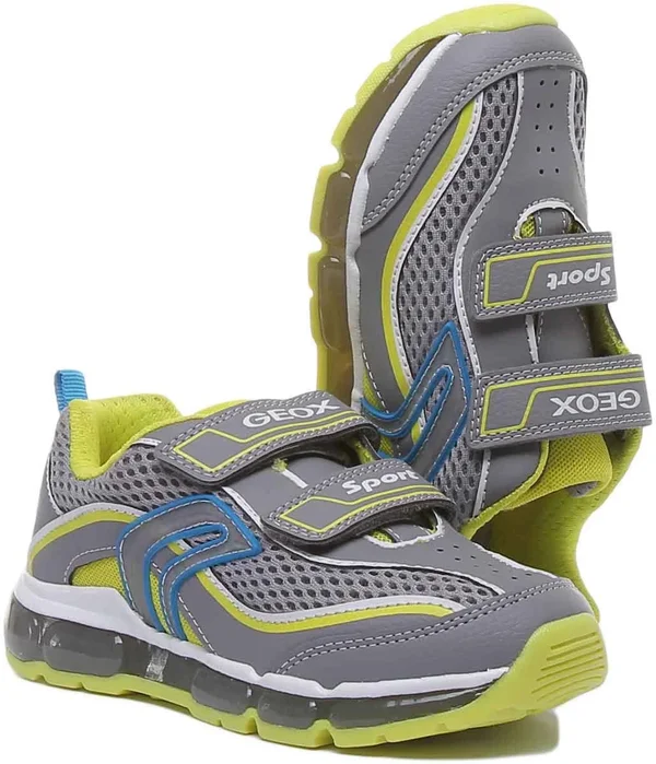 Geox J Android in Greylime 24 EU - Grey