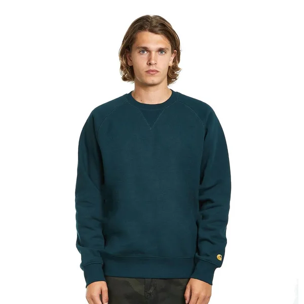 Carhartt WIP Chase Sweatshirt - Frasier, Gold - XL - Men