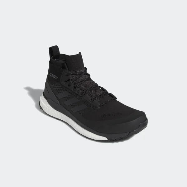 Adidas Terrex Free Hiker GTX - Men's Black/Grey/Three/Active Orange, 10.5