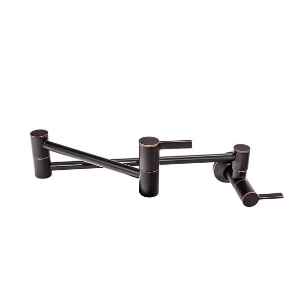 Fontaine by italia MFF-POTF-ORB Modern Pot Filler with 2 Lever Handles