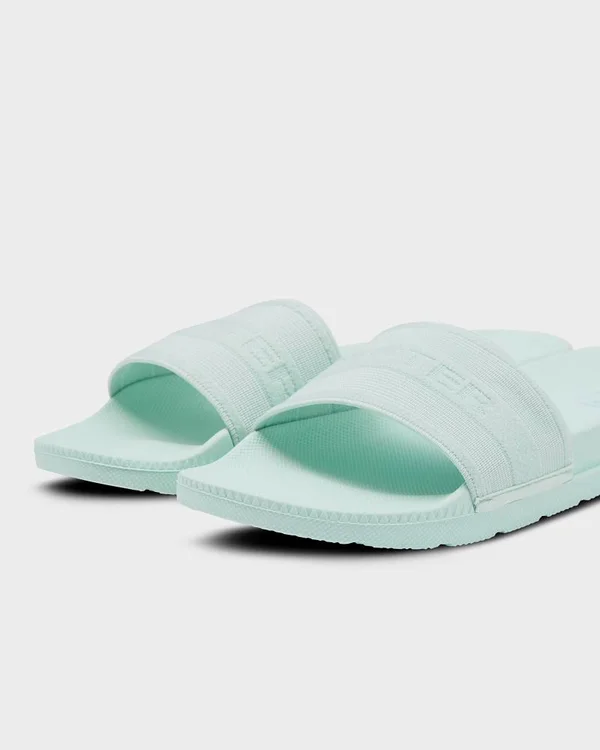 Hunter Women Original Elastic Slide Green 10