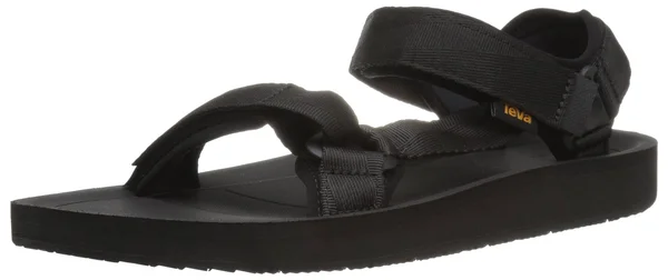 Teva Men's Original Universal Premier Leather Sandals, Black, Size 11