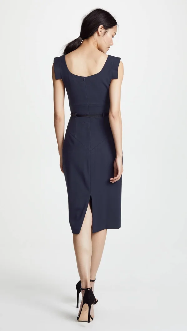 Black Halo Jackie Sheath Dress - 8 - Eclipse