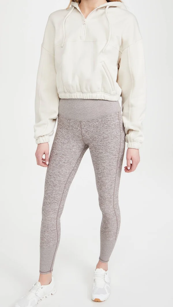 Alo Yoga High Waist Alosoft Lounge Leggings Gravel Heather XS