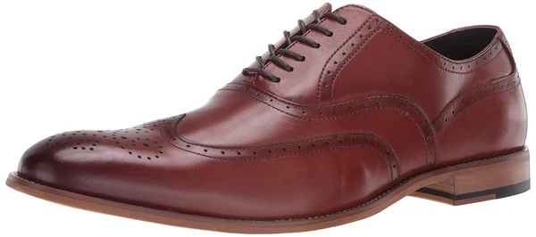 Stacy Adams Men's Dunbar Wingtip Oxford - Cognac