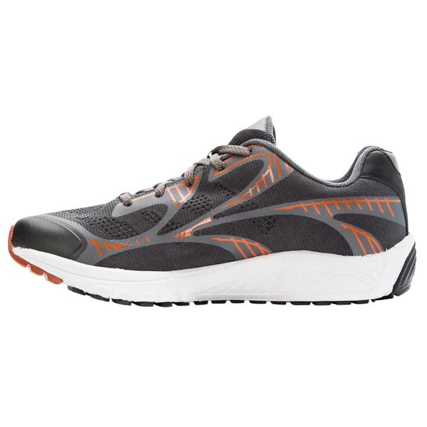 Men's Propet One LT Dark Grey/Burnt Orange - in Size 15
