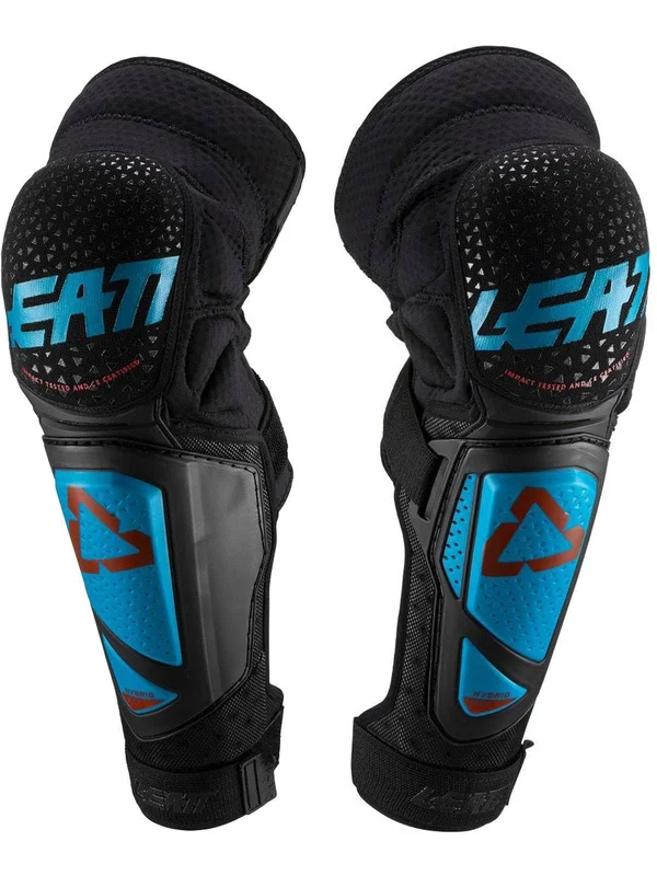 Leatt Knee & Shin Guard 3DF Hybrid EXT - Fuel/Black - XXL