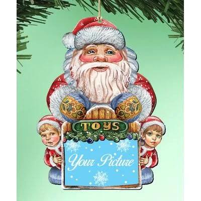 Santa Toy Shop Photo Ornament The Holiday Aisle