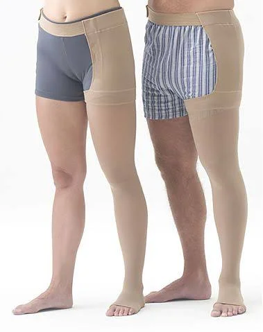 Mediven Plus 30-40 mmHg Open Toe Thigh High w/ Waist Attachment