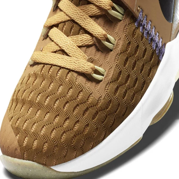 Nike Big Kids& Lebron Witness 5 Basketball Shoes in Brown/Wheat Size 4.0