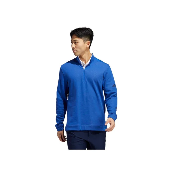 Adidas 2020 Ryder Cup Heathered Royal Layering Quarter-Zip Sweatshirt Size: Extra Large