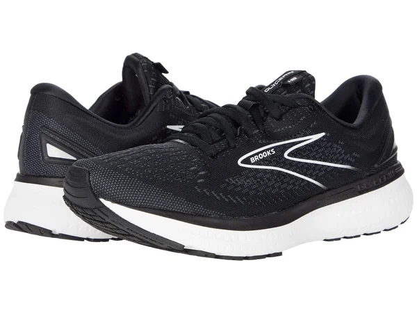 Men's Brooks Glycerin 19 Running Shoe Black/White 13