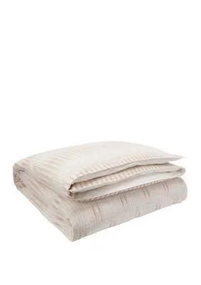 Ralph Lauren Mason Geo-Stripe King Duvet Set - Classic Cream Multi