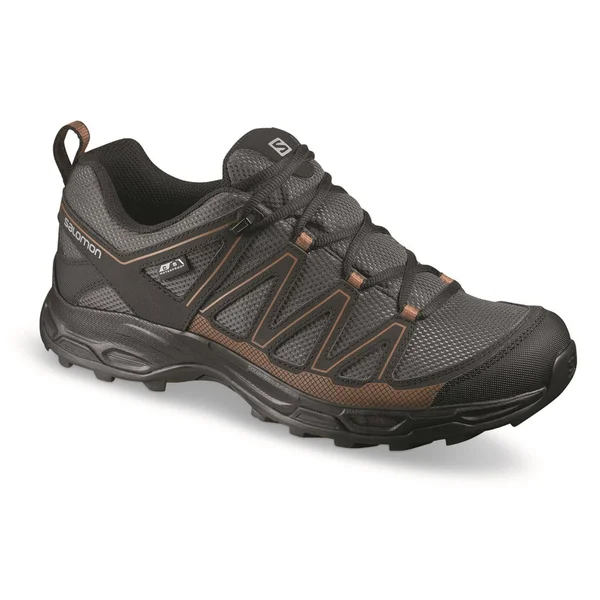 Salomon Pathfinder CSWP Men's Shoes Beluga/Black/Leather Brown : 11 D
