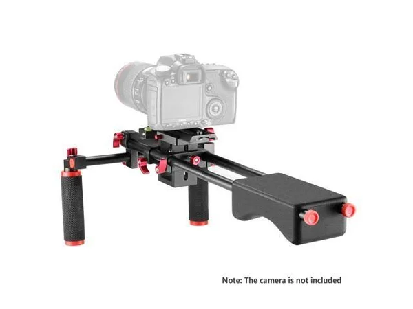 Neewer Portable Camera Movie Video Making System with Camera/Camcorder Mount Slider - Soft Rubber Shoulder Pad and Dual-hand Hand