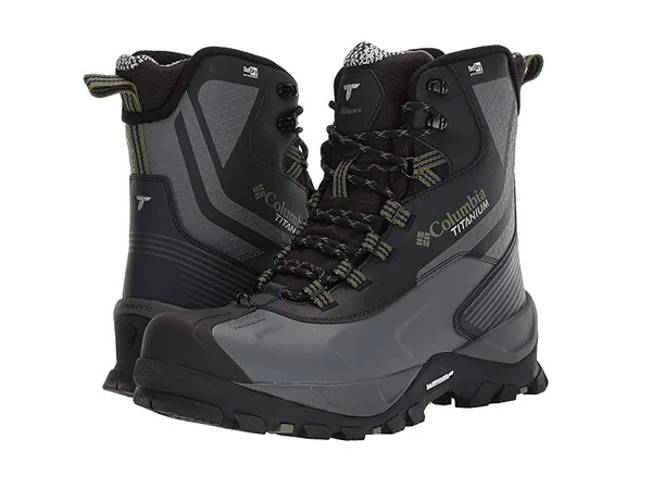 Columbia Men's Powderhouse Titanium Omni-Heat 3D Outdry Boot - Black - 8