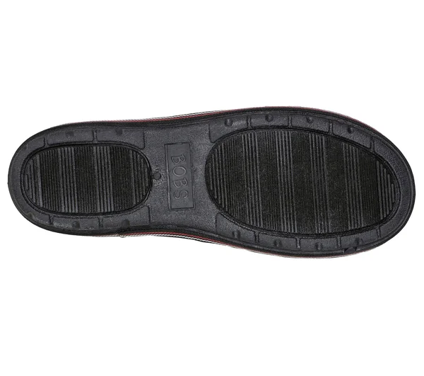 Skechers Bobs Too Cozy - Mad Plaid Slippers, Black/Multi, 8.0