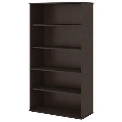 Standard Bookcase Bush Business Furniture Color: Mocha Cherry - Size: 72.13x22 H x 35.71x22 W x 15.45x22 D
