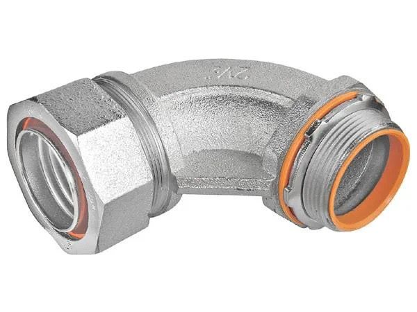 Garvin 3 inch Malleable Iron Liquid Tight 90 Degree Connector with Insulated Throat (LTC-30090)