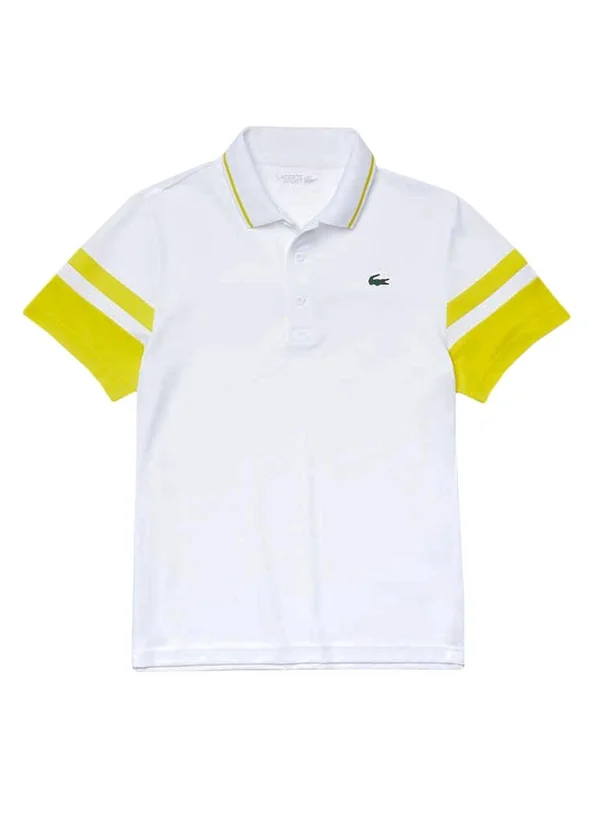 Lacoste Sport Striped Breathable Piqué L