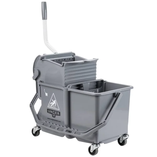 Unger Mop Dual Bucket with Side Wringer 4 gal. COMSG Gray