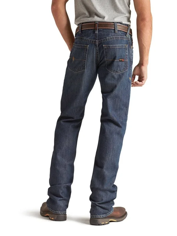 Ariat Men's FR M4 Low Rise Basic Boot Cut Jean - Shale 32, 36