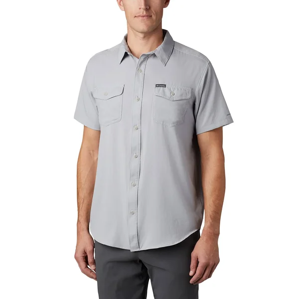 Columbia Men's Utilizer II Solid Short Sleev - 4XT - Grey