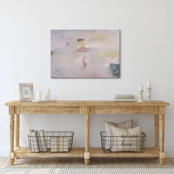 &A Dream Principe& Abstract Wrapped Canvas Wall Art - 30x22 W x 20x22 H