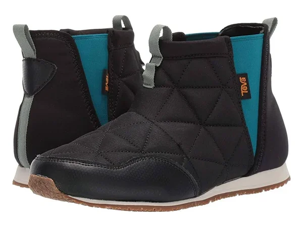 Kid's Teva Ember Quilted Bootie, Size 4 M - Black