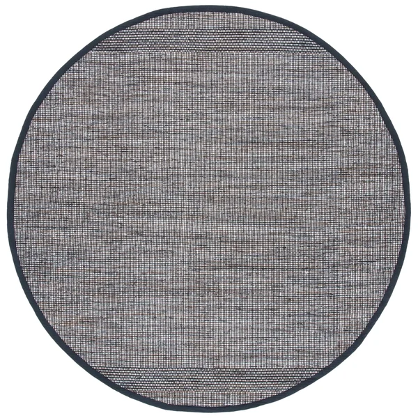 Safavieh MTK620K-6SQ 6 x 6 ft. Montauk Contemporary Square Rug Turquoise & Black