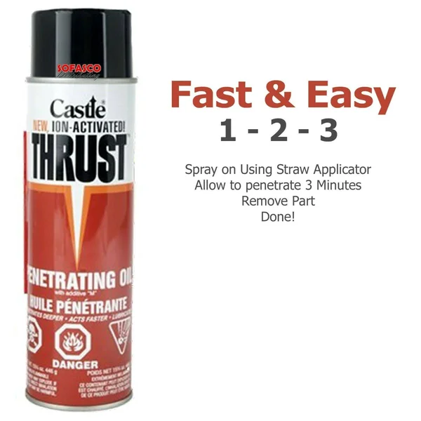 Castle C2005 Thrust Penetrating Oil - 15.75 oz, 12-Pack C2005-12