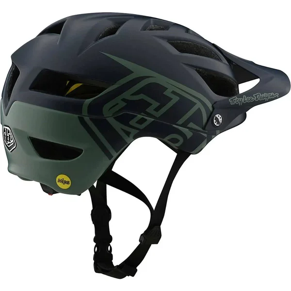 Troy Lee Designs A1 MIPS Classic Bike Helmet Black/White, Xs