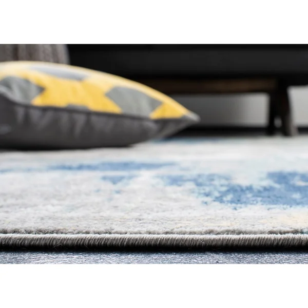 Safavieh Jasper Maleah Modern Abstract Rug (2& x 12& Runner - Grey/Gold)