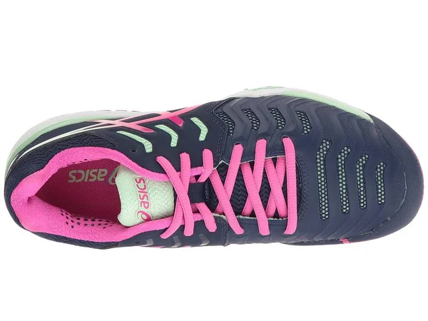 Asics Women`s GEL-Resolution 7 Tennis Shoes Blue and Pink Glow - Size: 6